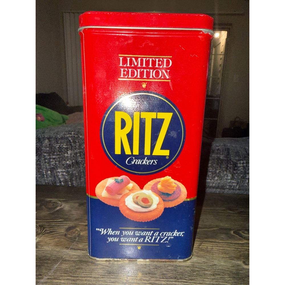 Nabisco Ritz Crackers Tin Vintage 1987 Limited Edition